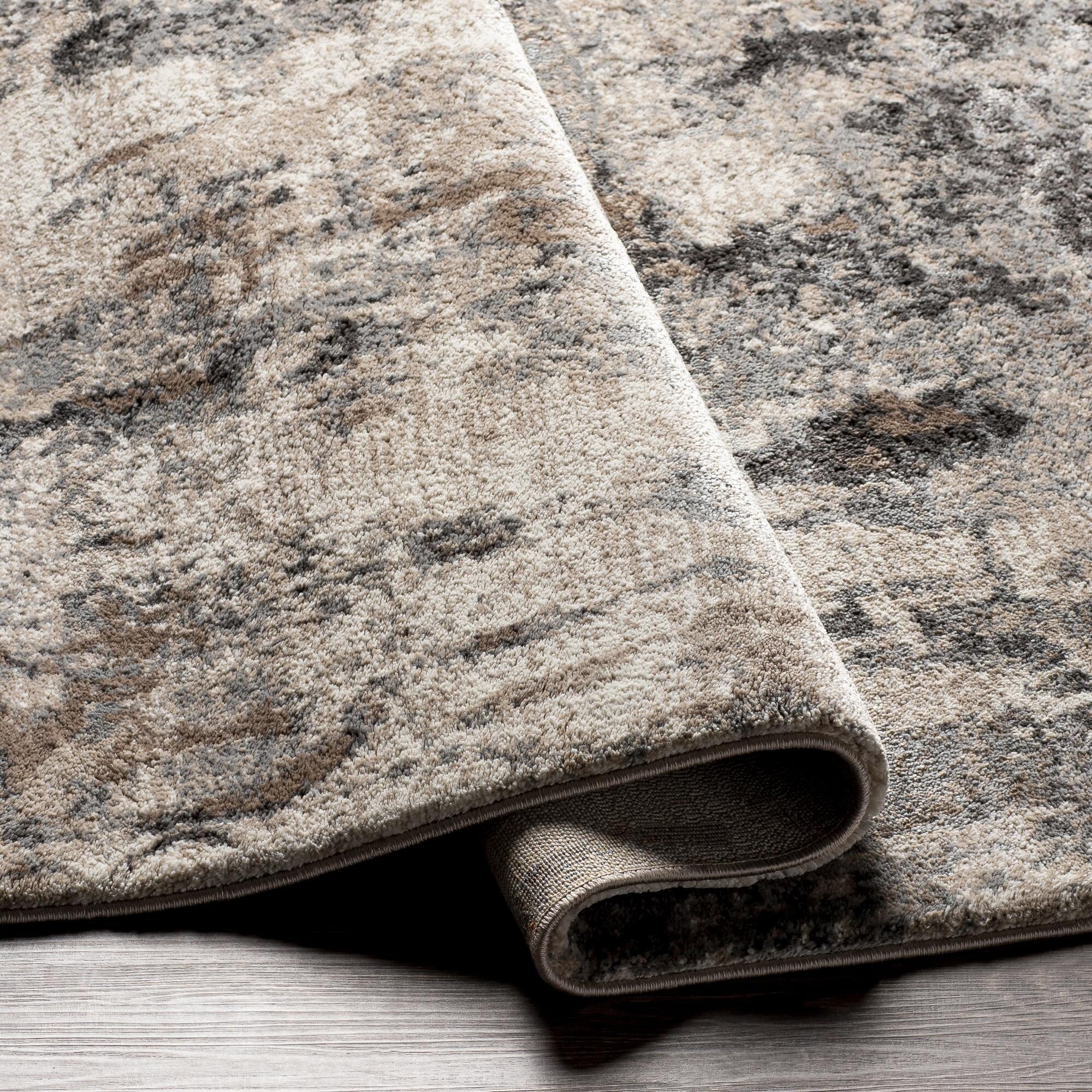 Tapis abstrait moderne Dan