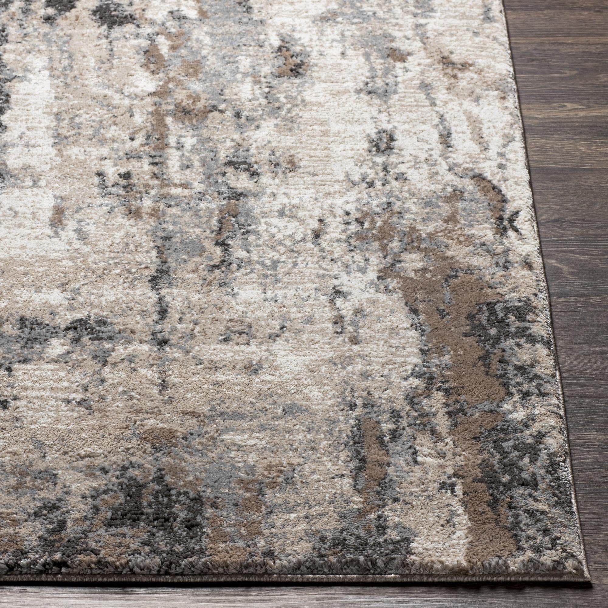 Tapis abstrait moderne Dan