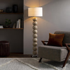 Lampadaire d'appoint rustique Daniel