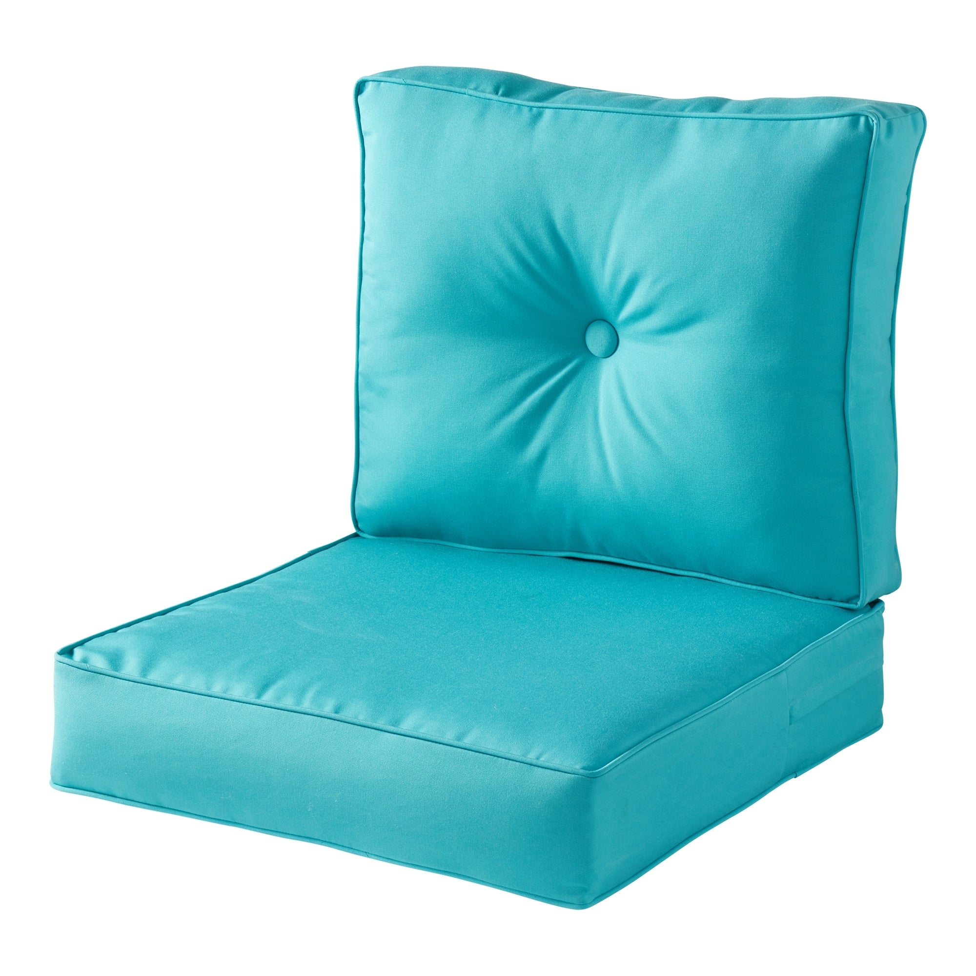 Ensemble de coussins d'extérieur à siège profond Sunbrella de qualité supérieure, 2 pièces