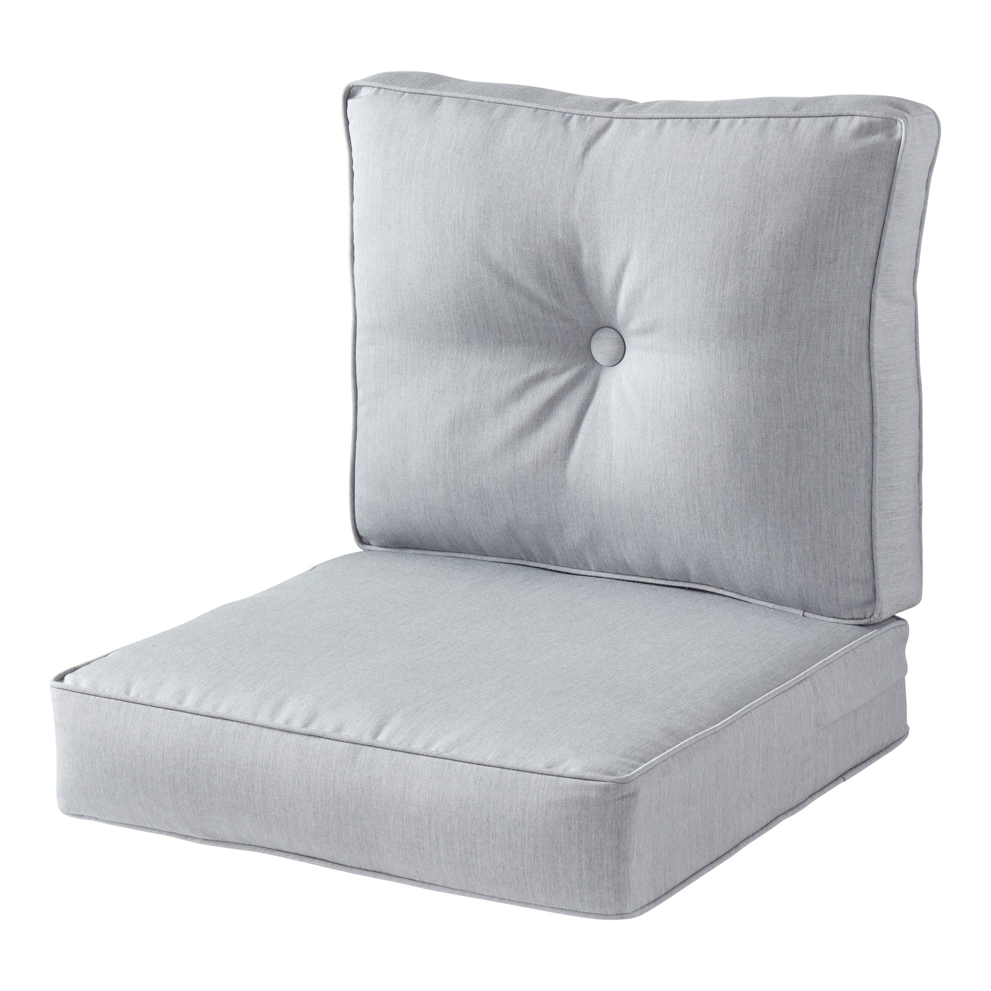 Ensemble de coussins d'extérieur à siège profond Sunbrella de qualité supérieure, 2 pièces