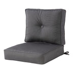 Ensemble de coussins d'extérieur à siège profond Sunbrella de qualité supérieure, 2 pièces
