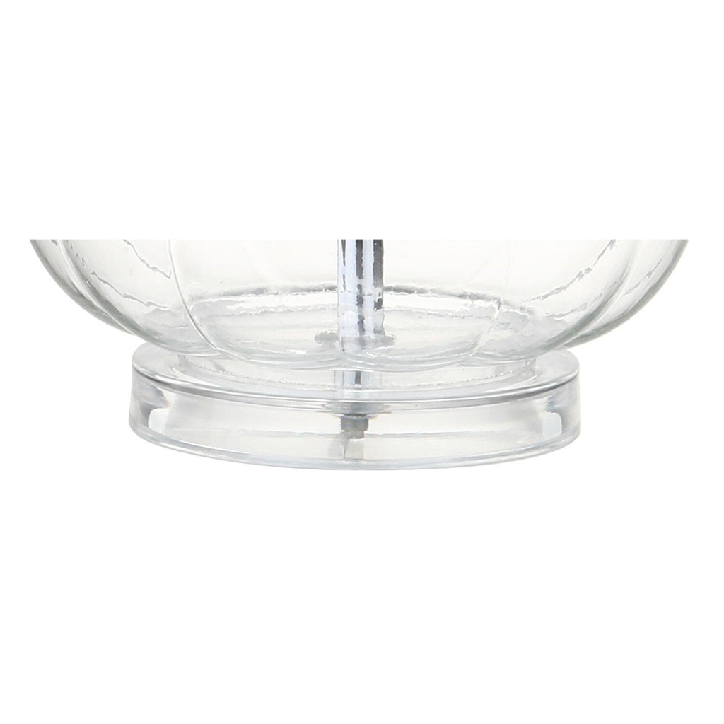 Lampe de table à LED Diamante 28,5 en verre, forme goutte d'eau, rose (lot de 2) par JONATHAN Y