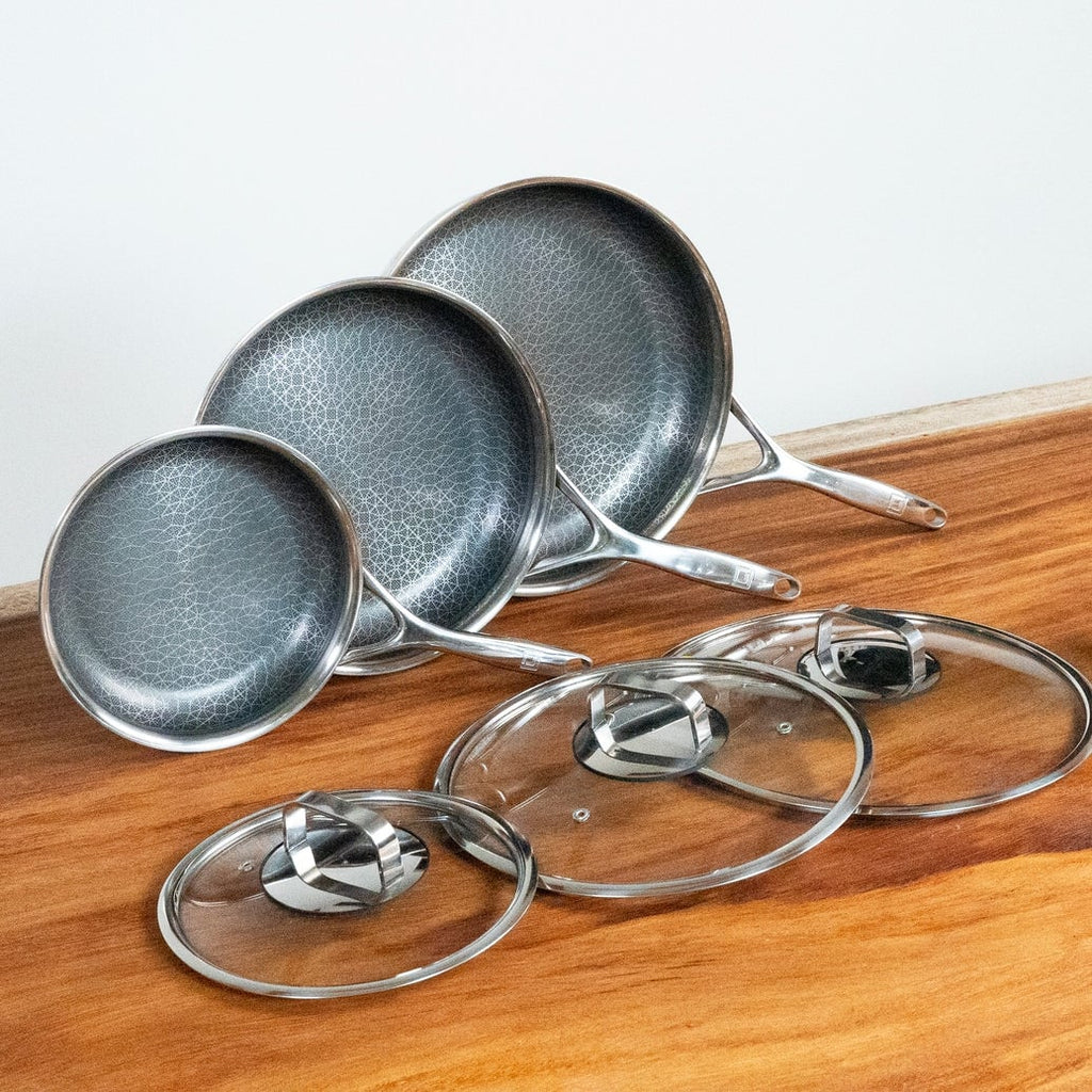 Batterie de cuisine hybride antiadhésive DiamondClad 6 pièces