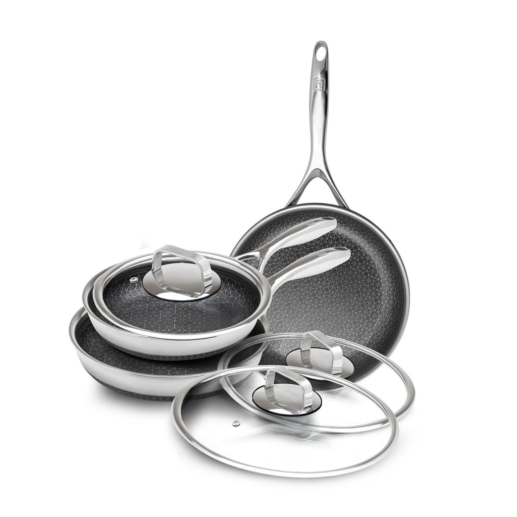 Batterie de cuisine hybride antiadhésive DiamondClad 6 pièces