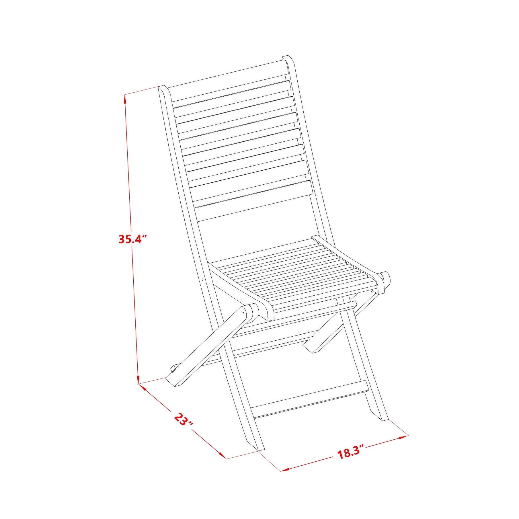 L'ensemble de bistrot d'extérieur East West Furniture comprend une table basse ronde en bois et 2 chaises pliantes, huile naturelle