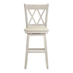 Tabouret de bar pivotant en bois Eleanor Double X Back par iNSPIRE Q Classic