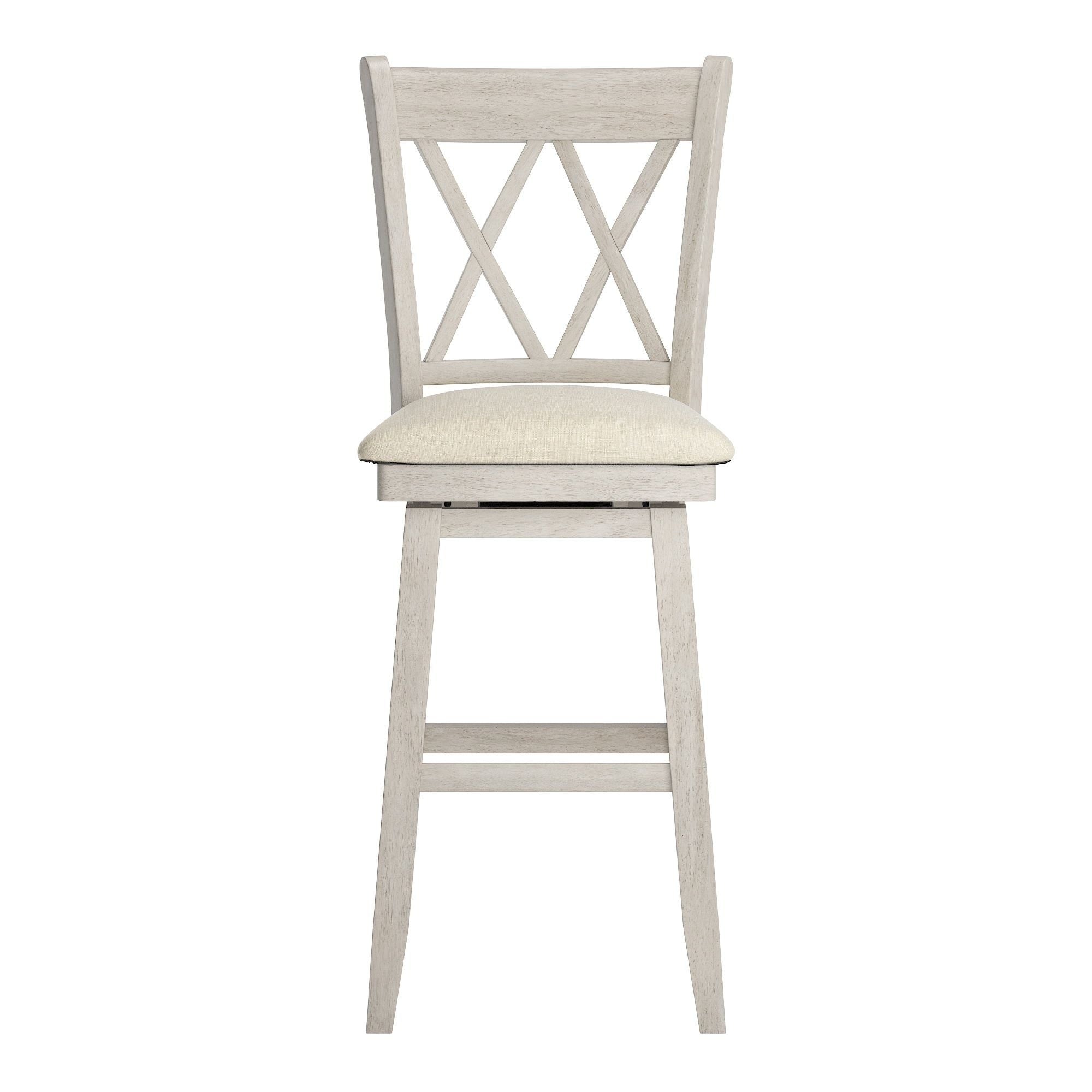 Tabouret de bar pivotant en bois Eleanor Double X Back par iNSPIRE Q Classic