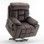 Fauteuil releveur électrique inclinable avec chauffage massant