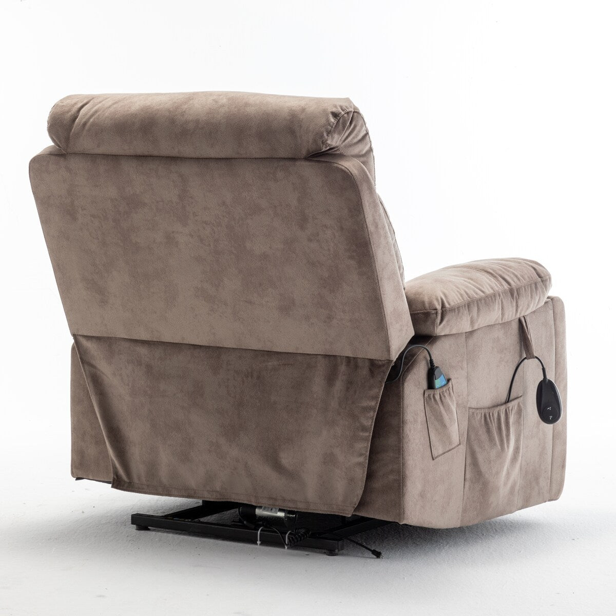 Fauteuil releveur électrique inclinable avec chauffage massant