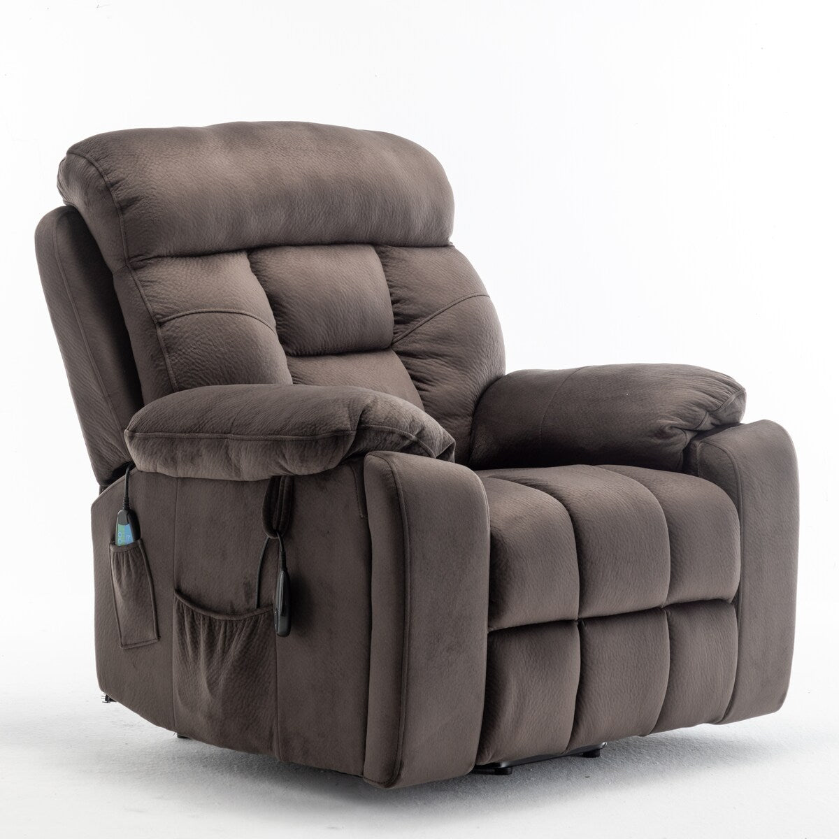 Fauteuil releveur électrique inclinable avec chauffage massant