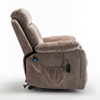 Fauteuil releveur électrique inclinable avec chauffage massant