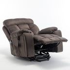 Fauteuil releveur électrique inclinable avec chauffage massant