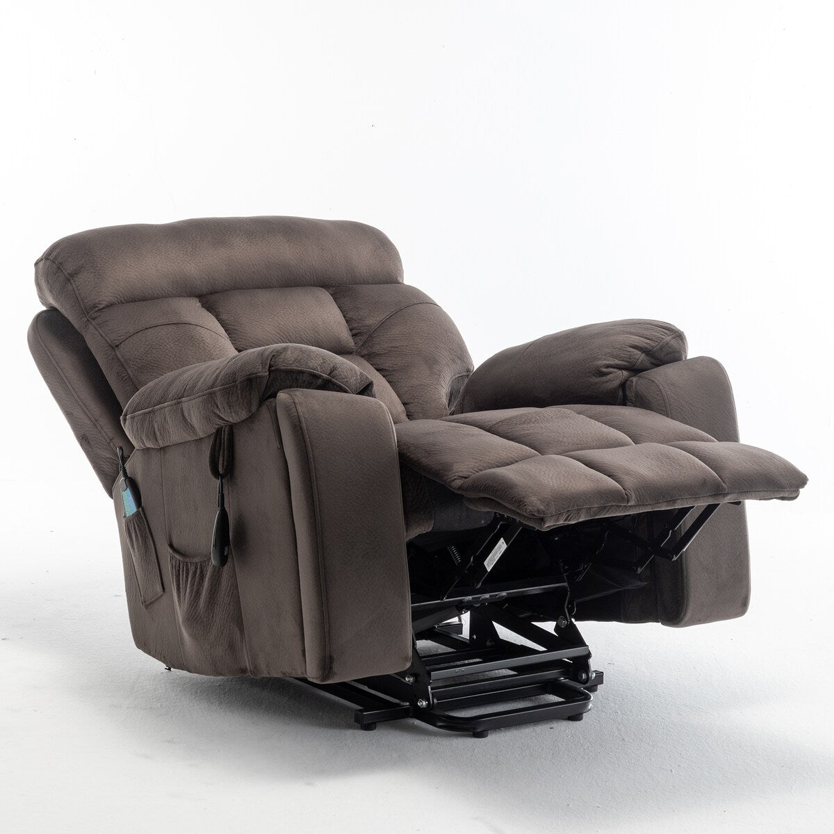 Fauteuil releveur électrique inclinable avec chauffage massant