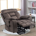 Fauteuil releveur électrique inclinable avec chauffage massant