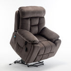 Fauteuil releveur électrique inclinable avec chauffage massant