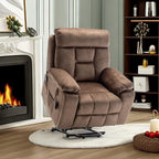Fauteuil releveur électrique inclinable avec chauffage massant