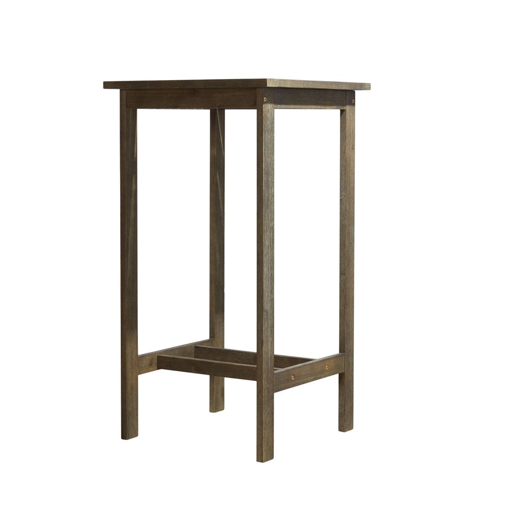 Ensemble de salle à manger avec table de bar et chaises en bois Emilio