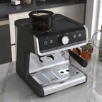 Cafetière expresso avec moulin, réservoir d'eau de 2,8 L