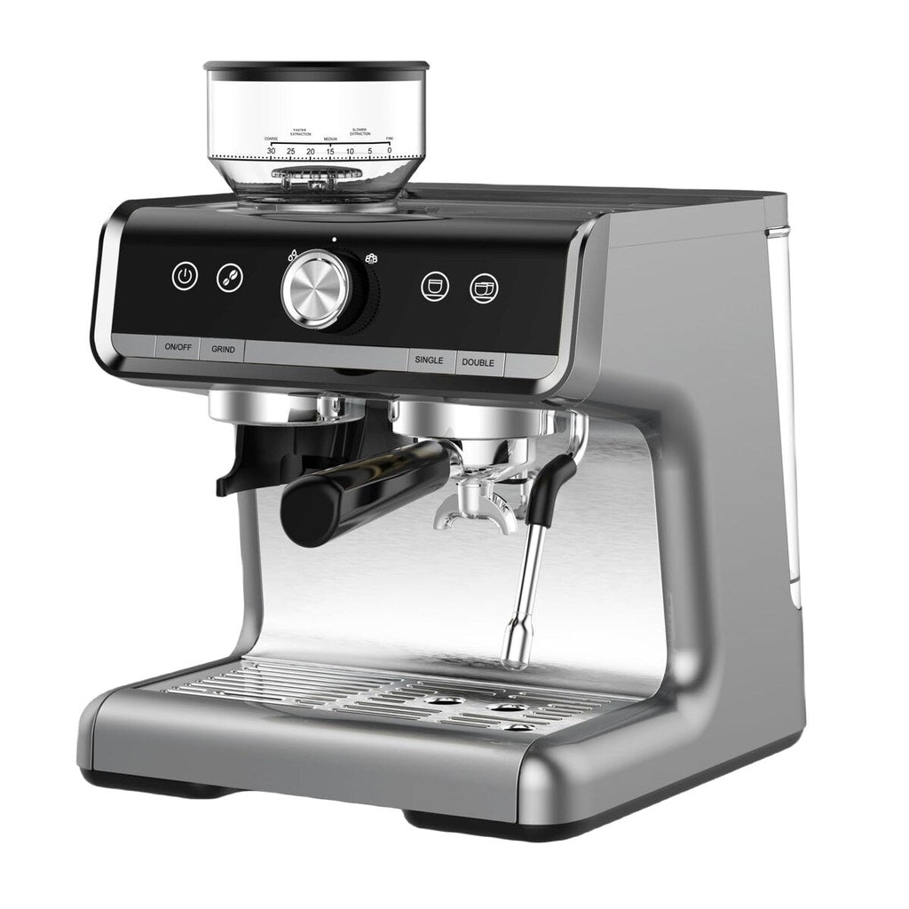 Cafetière expresso avec moulin, réservoir d'eau de 2,8 L
