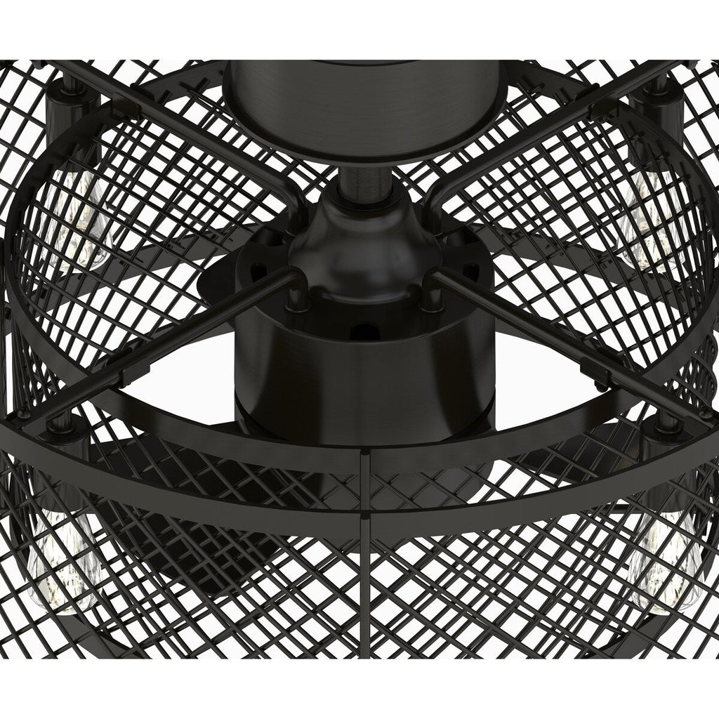 Ventilateur de plafond à 4 lumières en bronze vieilli Vintere de la collection Fanimation Studio