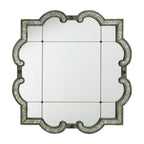 Miroir mural à panneaux argentés antiques Fantina par iNSPIRE Q Classic