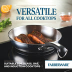 Batterie de cuisine Farberware Brilliance en acier inoxydable, 10 pièces