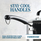Batterie de cuisine Farberware Brilliance en acier inoxydable, 10 pièces
