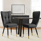 Lot de 2/4 chaises de salle à manger rembourrées en similicuir