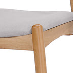 Chaises de salle à manger modernes du milieu du siècle Francie (lot de 2) par Christopher Knight Home - 20,50 L x 20,25 L x 29,75 H