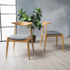 Chaises de salle à manger modernes du milieu du siècle Francie (lot de 2) par Christopher Knight Home - 20,50 L x 20,25 L x 29,75 H