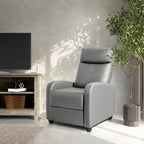 Canapé inclinable en cuir PU Furniwell avec siège et dossier rembourrés.
