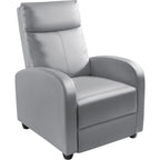 Canapé inclinable en cuir PU Furniwell avec siège et dossier rembourrés.