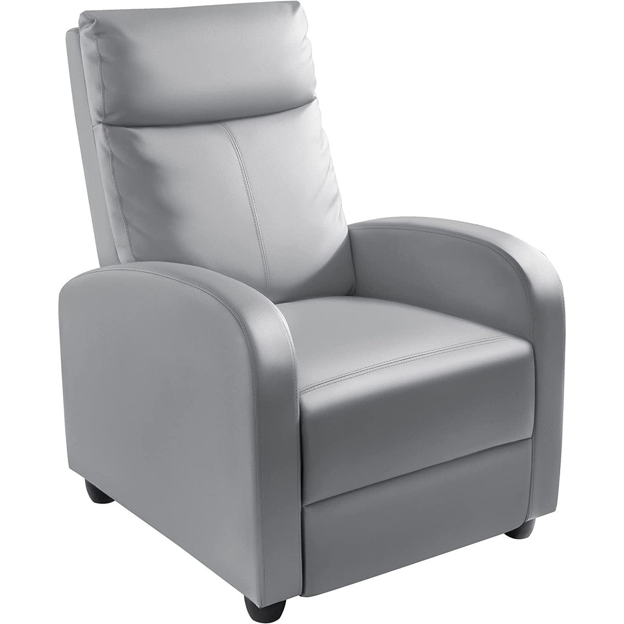 Canapé inclinable en cuir PU Furniwell avec siège et dossier rembourrés.