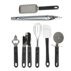 Ensemble de cuisine Gibson Home 74 pièces : ustensiles de cuisine, vaisselle, couverts, ustensiles, rangement et verrerie