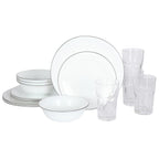 Ensemble de cuisine Gibson Home 74 pièces : ustensiles de cuisine, vaisselle, couverts, ustensiles, rangement et verrerie