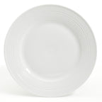 Service de table Gibson Home en céramique blanche, 16 pièces, motif buffet gaufré