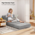 Fauteuil convertible 3 en 1, fauteuil rabattable, chaise longue rabattable et lit-lit