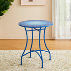 Ensemble de bistrot pliant d'extérieur en métal Glitzhome 3 pièces avec table et chaises