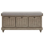 Banc de rangement Granger avec coussin d'assise en lin par iNSPIRE Q Classic