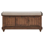 Banc de rangement Granger avec coussin d'assise en lin par iNSPIRE Q Classic