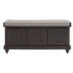 Banc de rangement Granger avec coussin d'assise en lin par iNSPIRE Q Classic