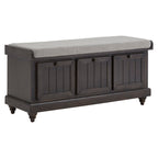 Banc de rangement Granger avec coussin d'assise en lin par iNSPIRE Q Classic