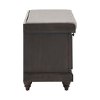Banc de rangement Granger avec coussin d'assise en lin par iNSPIRE Q Classic