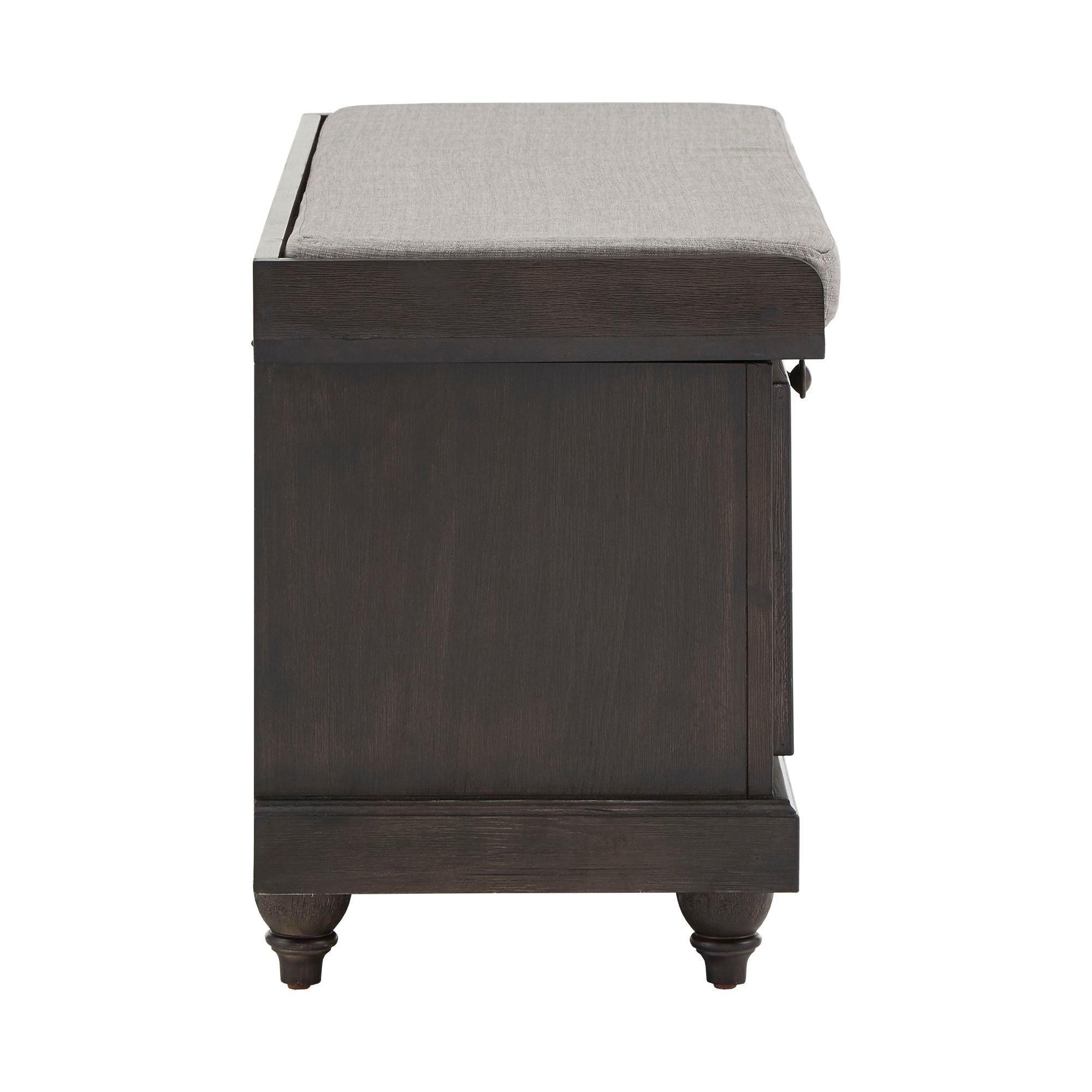 Banc de rangement Granger avec coussin d'assise en lin par iNSPIRE Q Classic