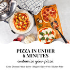 Four à pizza électrique d'intérieur/extérieur Granitestone Piezano avec pierre céramique