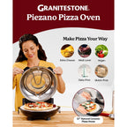 Four à pizza électrique d'intérieur/extérieur Granitestone Piezano avec pierre céramique