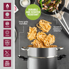 Batterie de cuisine antiadhésive anodisée dure Granitestone Pro Premier 13 pièces
