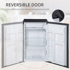 Mini-réfrigérateur HOMCOM de 3,2 pi³ avec congélateur, réfrigérateur compact à une porte avec thermostat réglable