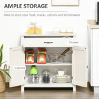Buffet style grange HOMCOM 32, meuble de rangement buffet, bar à café pour salon ou entrée